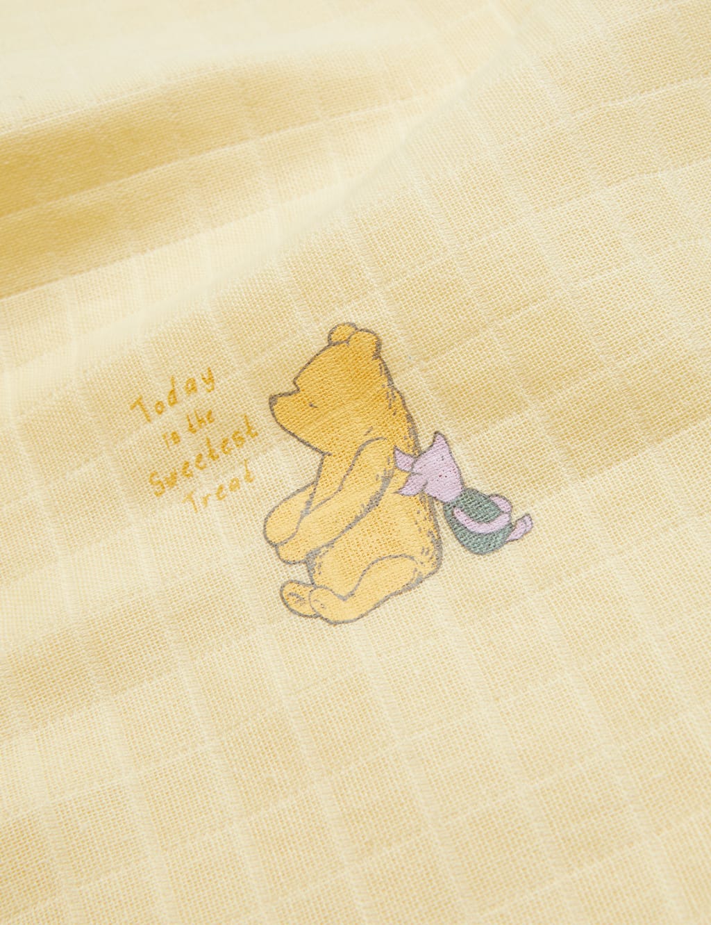 Winnie The Pooh Cotton Fabric Baby Friends