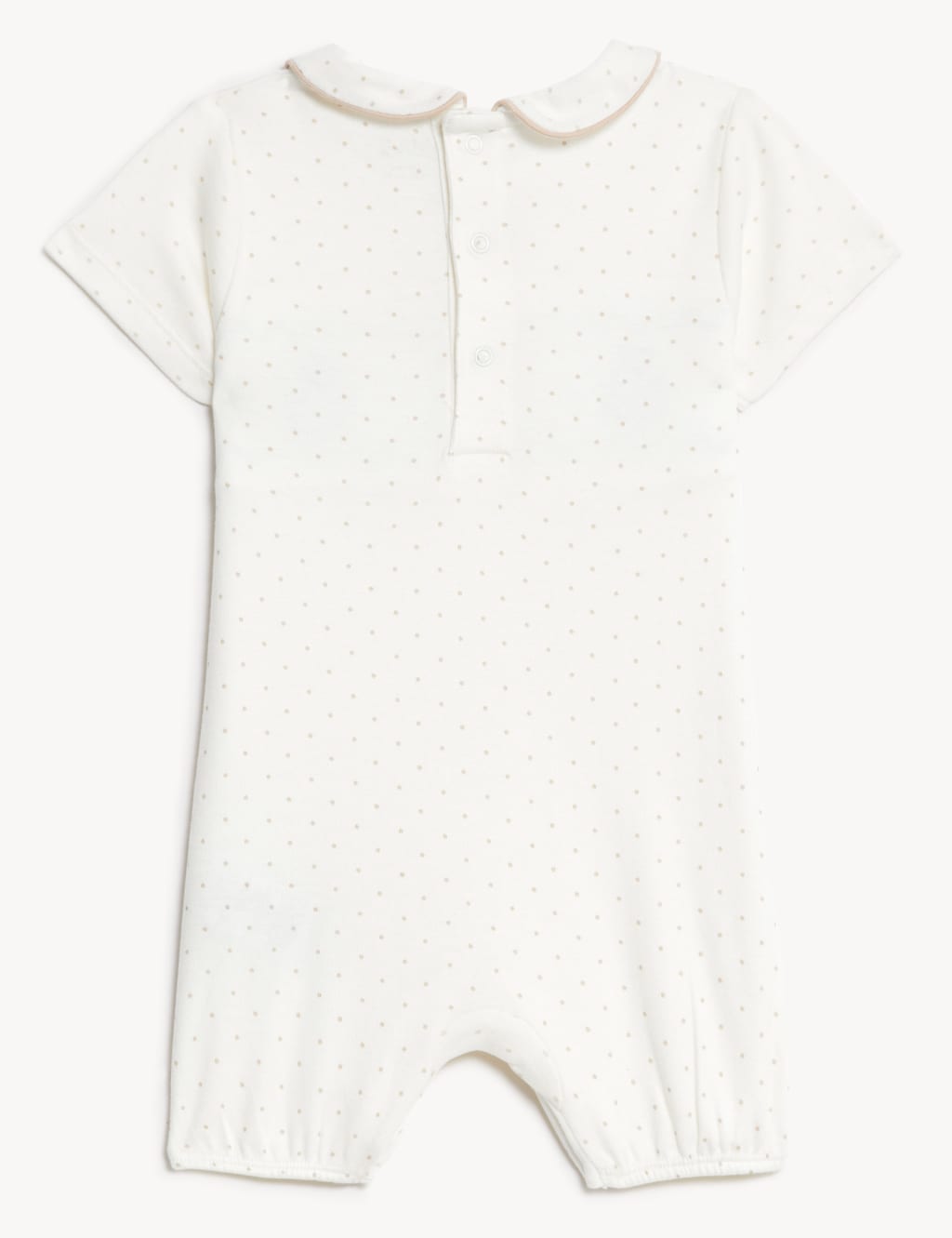 Smocked Embroidered Romper (0-1 Yrs) image 2