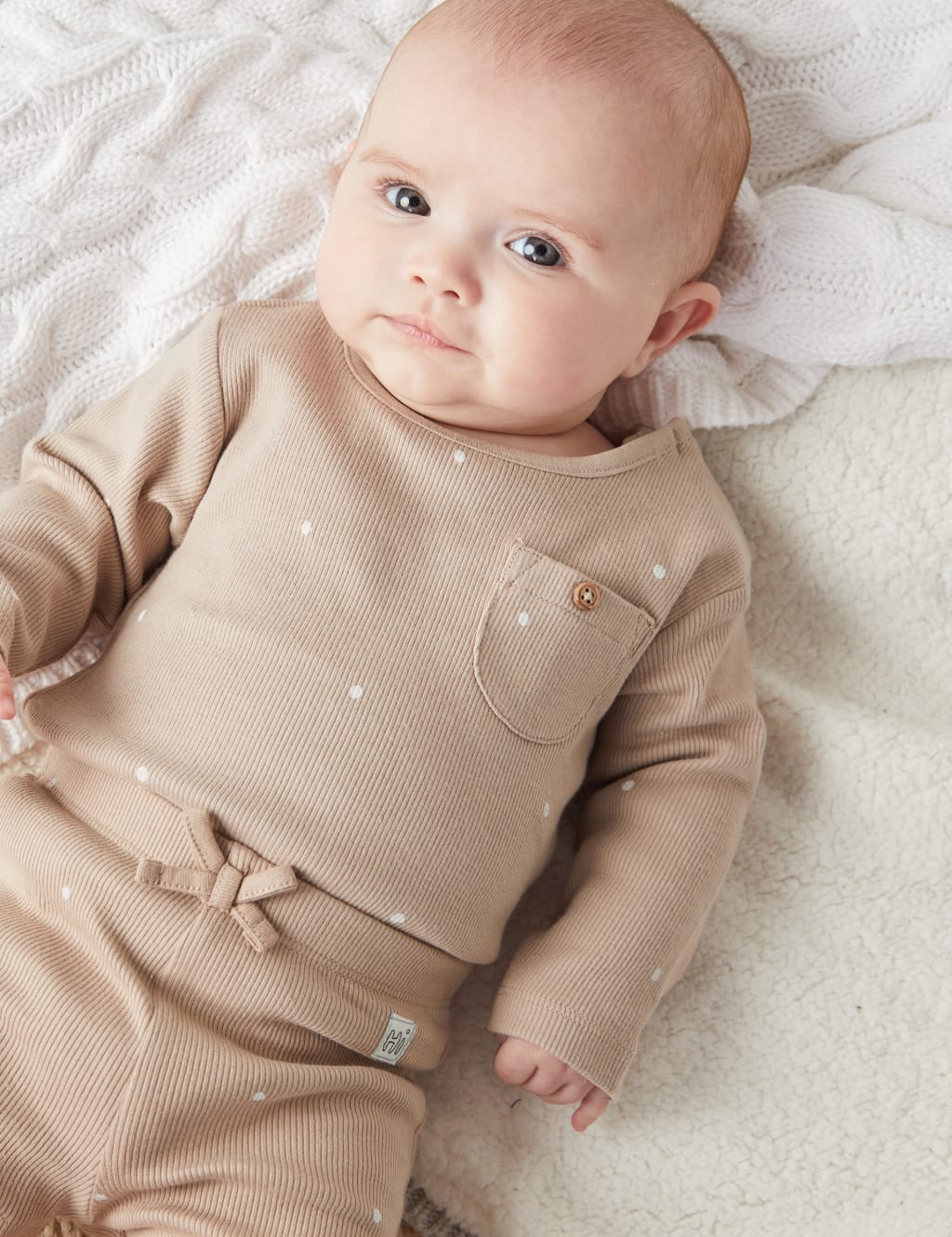 Cotton Rich Spot Top (7lbs - 12 Mths) image 1