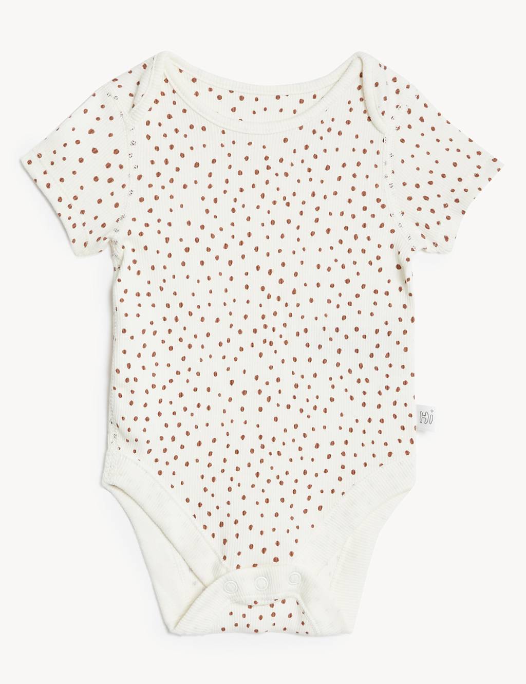 5pk Cotton Rich Bodysuits (0-3 Yrs) image 2