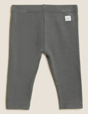 

M&S Collection Leggings mit hohem Baumwollanteil (3,2 kg-12 M.) - Dark Graphite, Dark Graphite