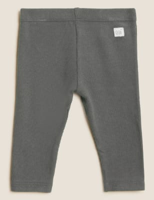 

Unisex,Boys,Girls M&S Collection Cotton Rich Leggings (7lbs-12 Mths) - Dark Graphite, Dark Graphite