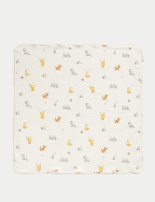 

M&S Collection Schal aus reiner Baumwolle mit Winnie the Pooh™-Motiv - Cream Mix, Cream Mix