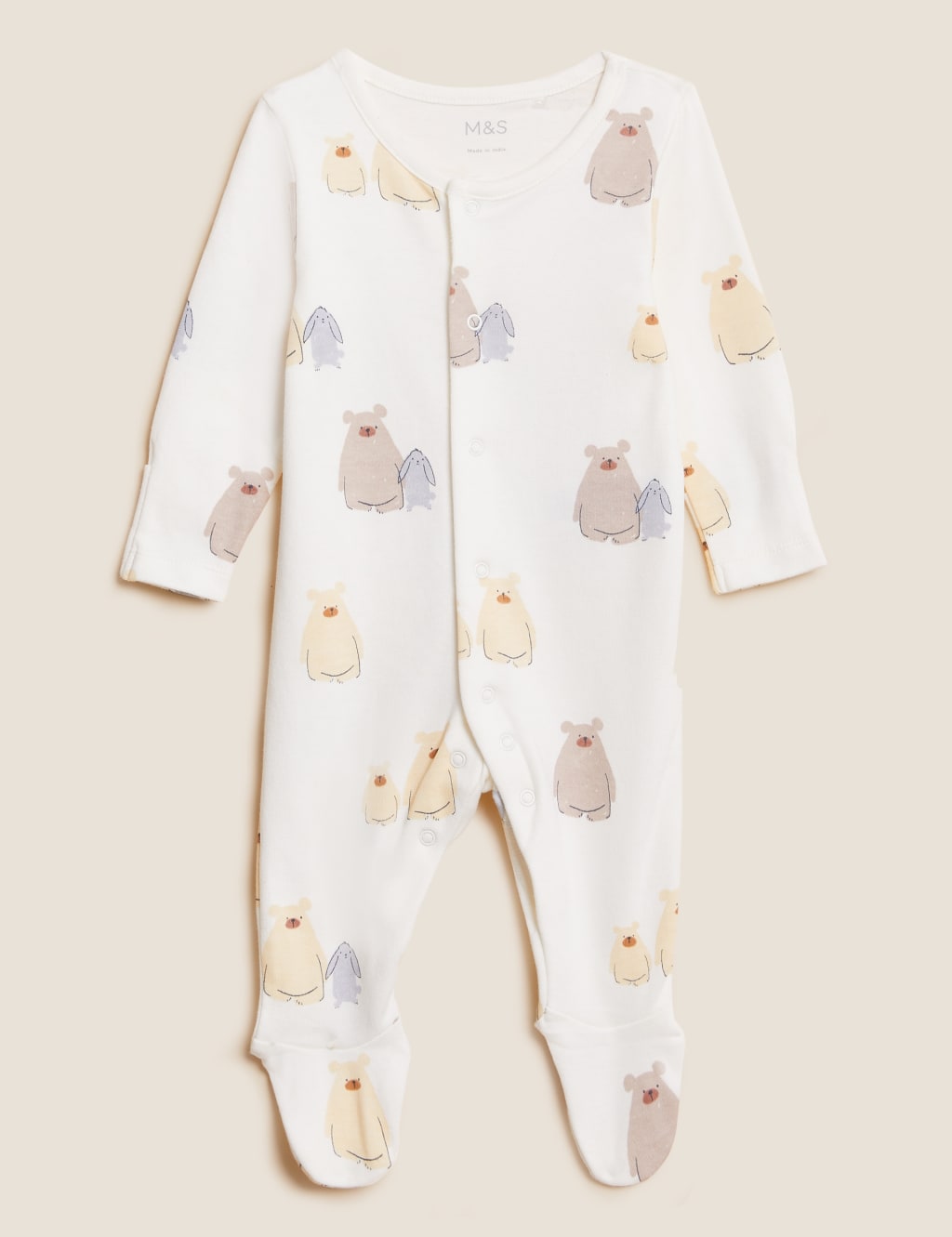 4pc Bear Print Starter Set (7lbs - 12 Mths) image 2