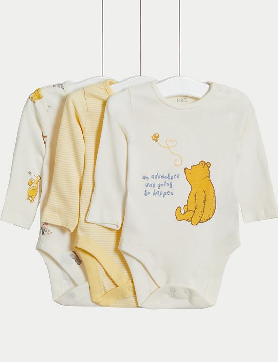 Pack de 3 bodies 100% algodón de Winnie the Pooh™ (0-3&nbsp;años)