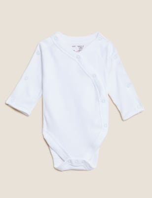 

Unisex,Boys,Girls M&S Collection Adaptive Pure Cotton Bodysuits (7lbs-16 Yrs) - White, White