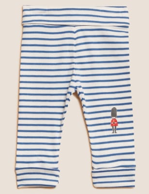 

Unisex,Boys,Girls M&S Collection 3pk Pure Cotton Striped Leggings (7lbs - 36 Mths) - Multi, Multi