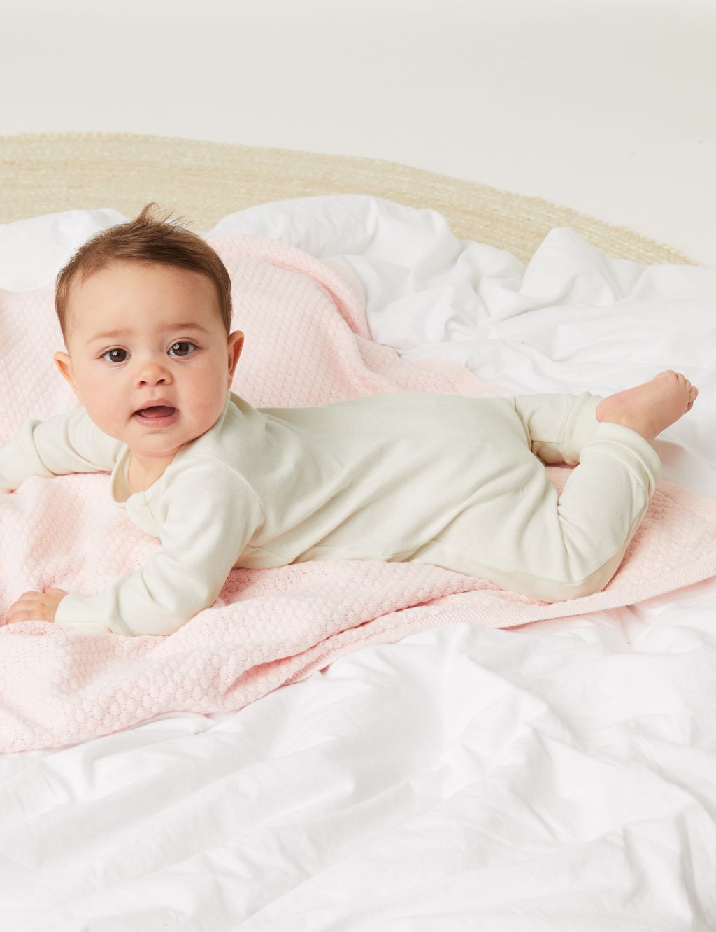 Pure Cotton I Love Mummy Slogan Sleepsuit (7lbs - 12 Mths) image 7