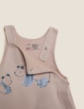 Hip Dysplasia Cotton Panda Dungarees (7lbs-12 Mths)
