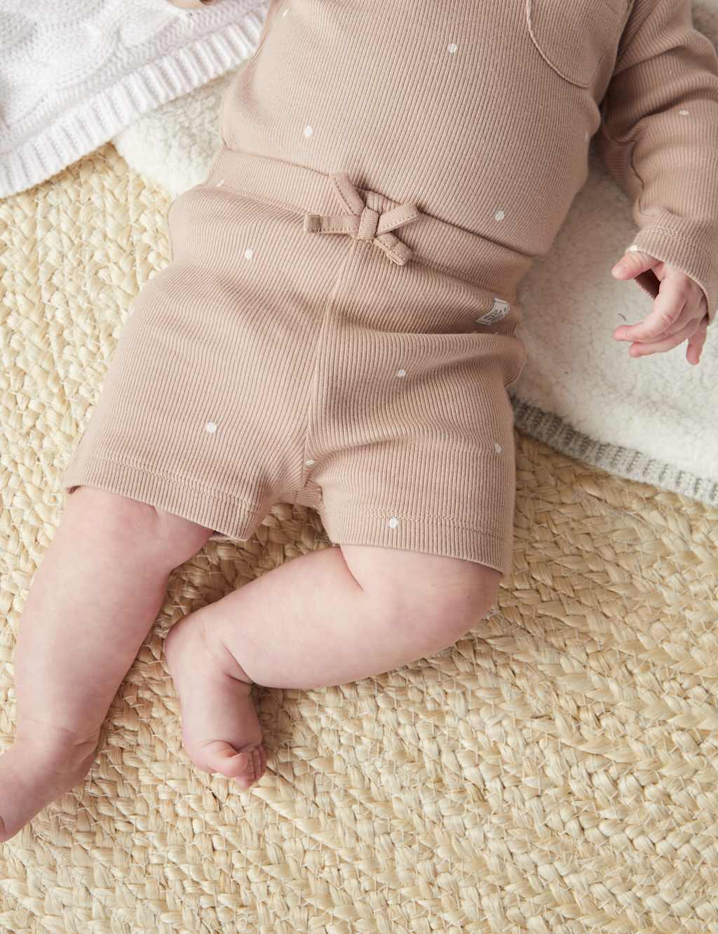 Cotton Rich Spot Shorts (0-12 Mths) image 2