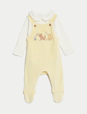 Ensemble 2 Pieces En Coton A Motif Winnie L Ourson Jusqu Au 12 Mois