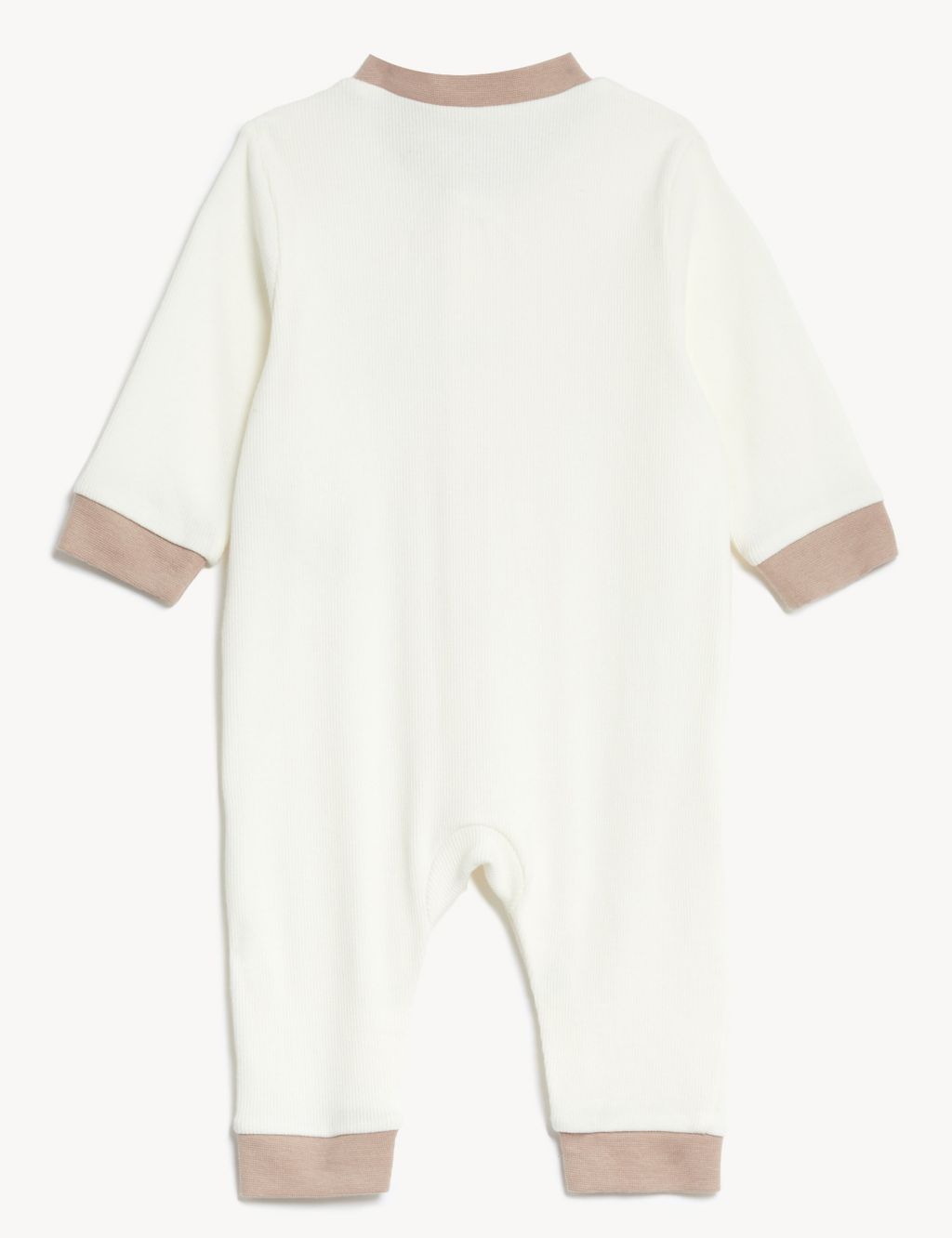 2pk Cotton Rich Bear Sleepsuits (6 1/2lbs-3 Yrs) image 2