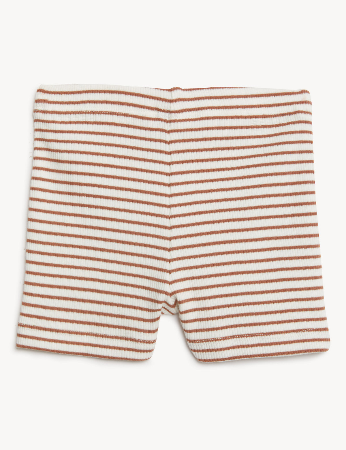 Cotton Rich Striped Bear Shorts