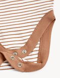 Cotton Rich Striped Bodysuit (0-1 Yrs)