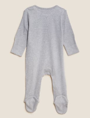 

Unisex,Boys,Girls M&S Collection Spencer Bear Family Christmas Sleepsuit (0-3 Yrs) - Grey, Grey