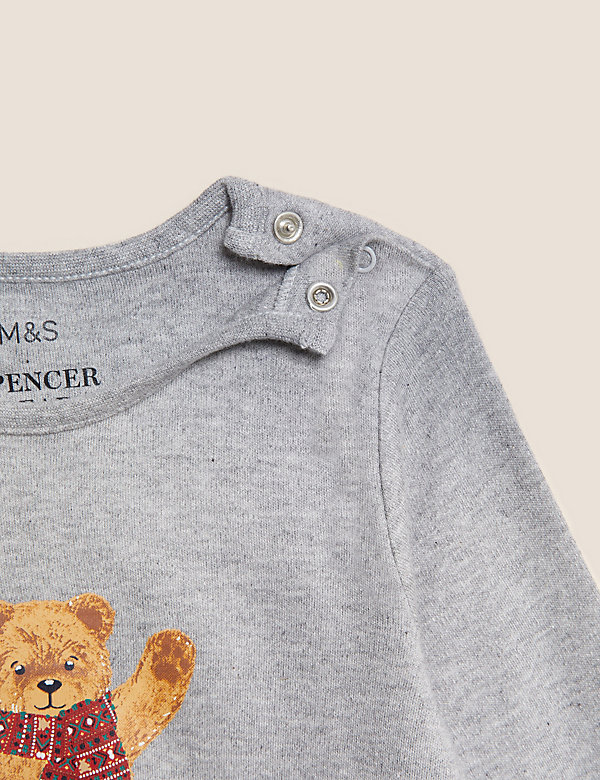 Pijama para bebé de Navidad familiar del oso Spencer (0-3&nbsp;años) - US