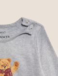 Pijama para bebé de Navidad familiar del oso Spencer (0-3&nbsp;años)