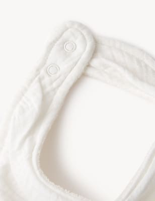3pk Cotton Rich Dribble Bibs