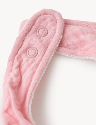 3pk Cotton Rich Dribble Bibs