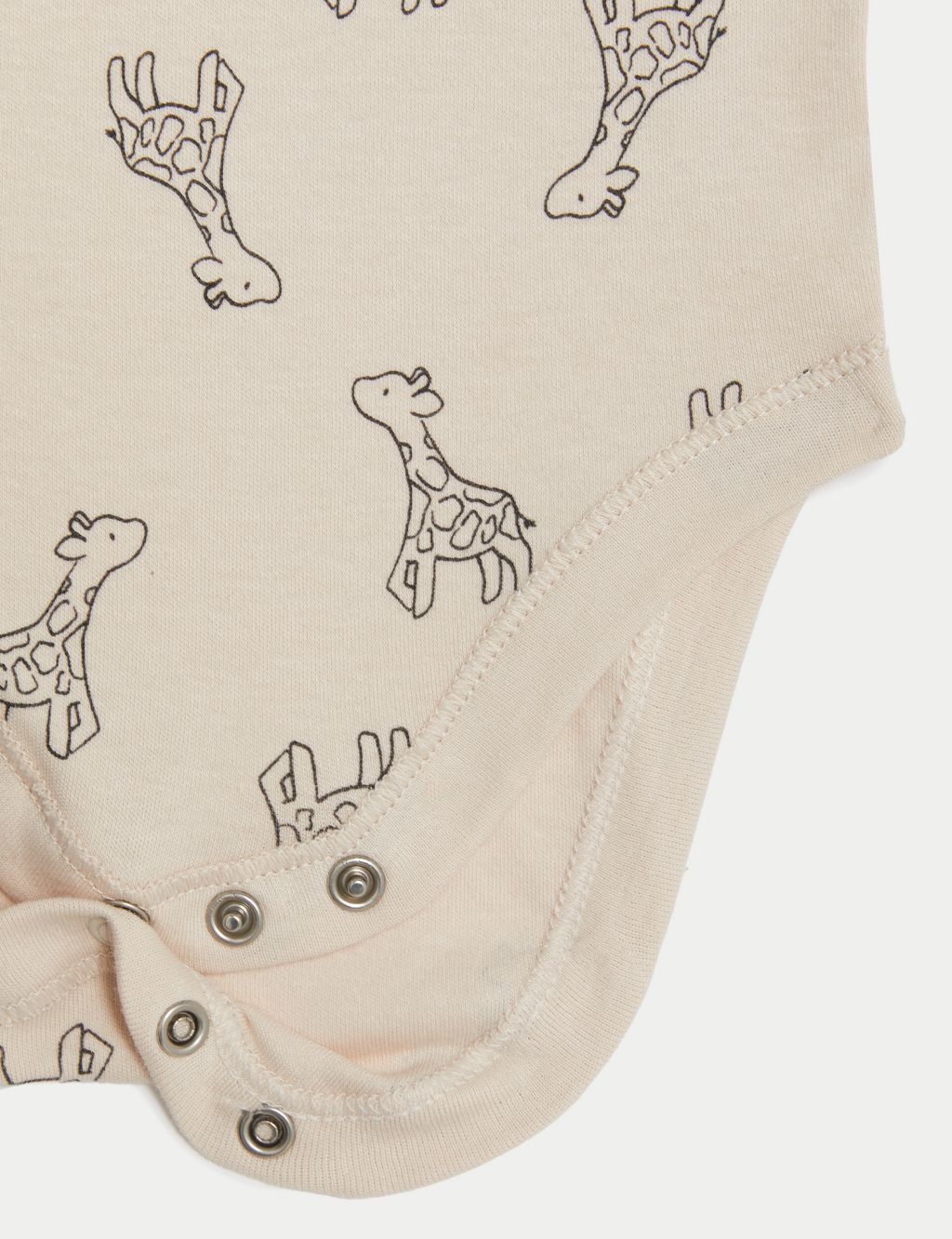 7pk Pure Cotton Giraffe & Striped Bodysuits (5lbs-3 Yrs) image 4
