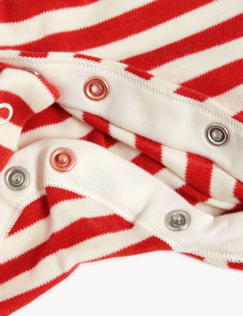 3pk Pure Cotton Striped & Plain Sleepsuits (7lbs - 3 Yrs) image 4