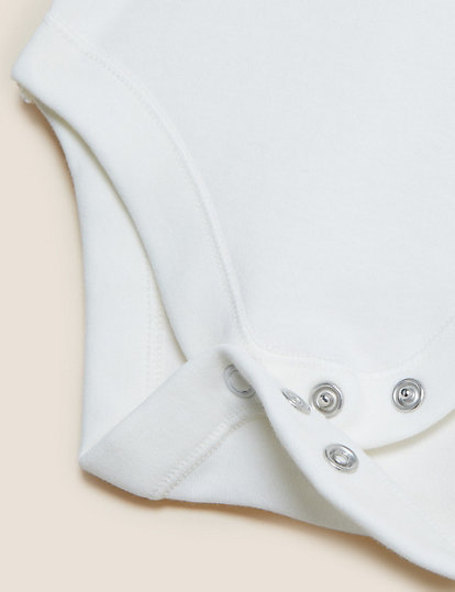 Pure Cotton Slogan Bodysuit (7lbs-12 Mths)