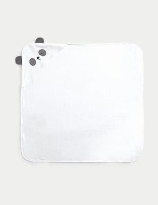 Cotton Rich Panda Hooded Towel