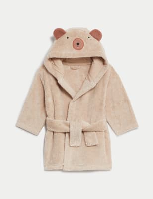 Pure Cotton Bear Bathrobe (7lbs-3 Yrs) - CZ