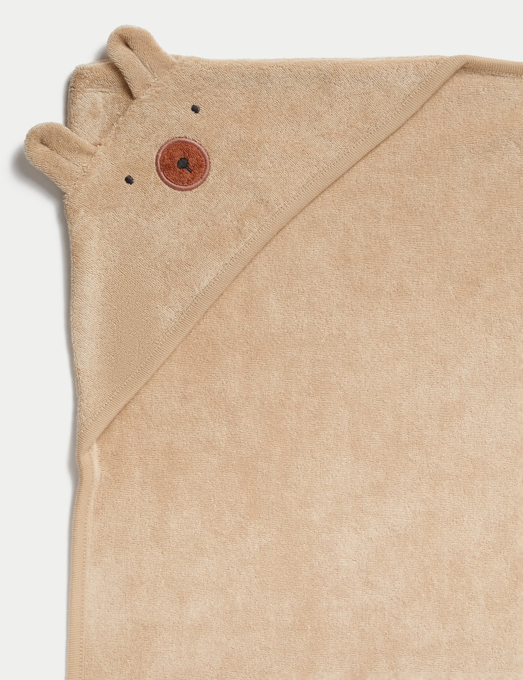 Cotton Rich Bear Hooded Towel image 2