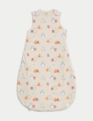 

Unisex,Boys,Girls M&S Collection Pure Cotton Bear 2.5 Tog Sleeping Bag (0-36 Mths) - White, White