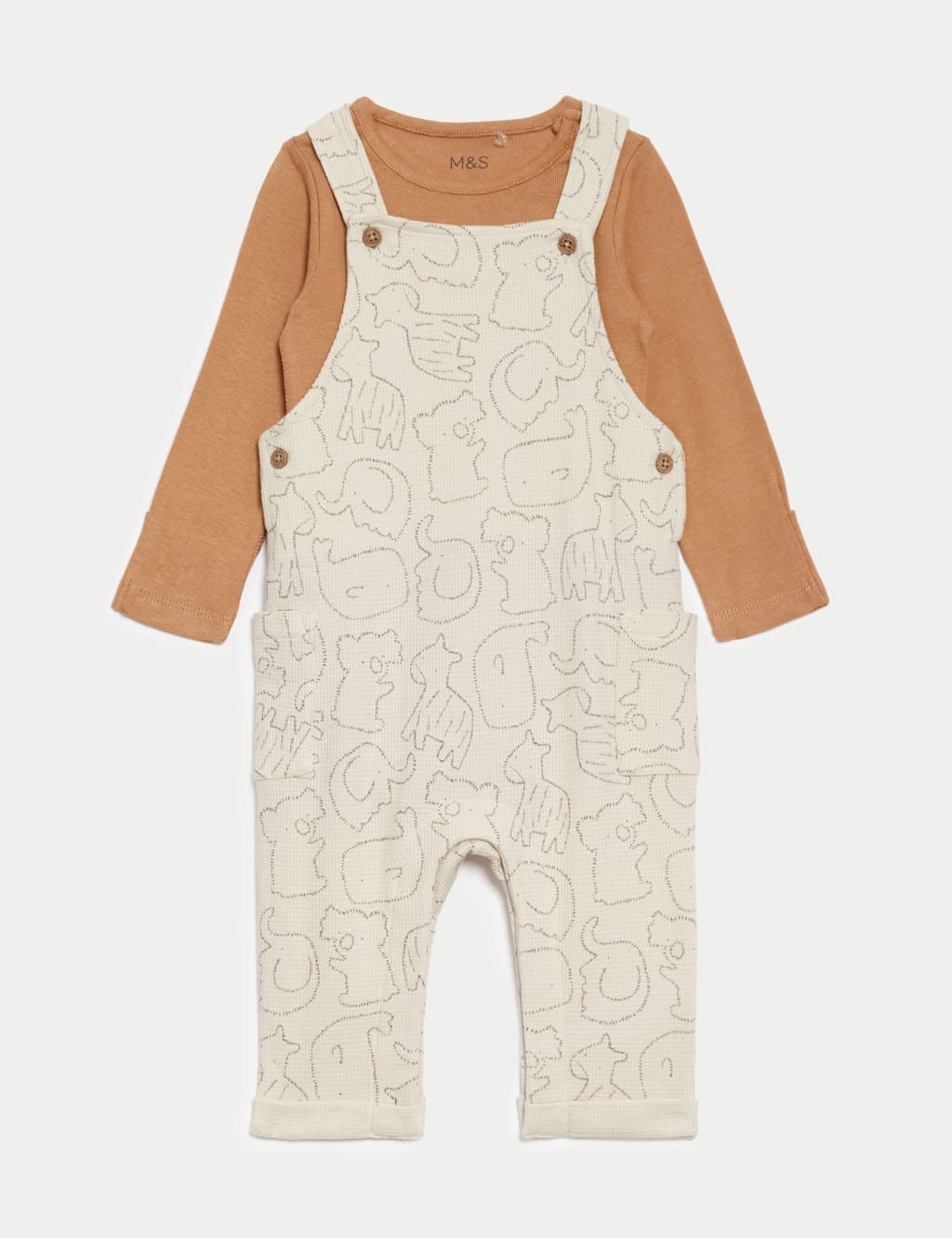 2pc Pure Cotton Animal Outfit (7lbs-1 Yrs) image 2
