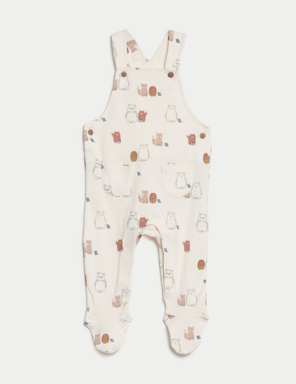 2pc Pure Cotton Animal Dungarees Outfit (7lbs-1 Yrs) image 4