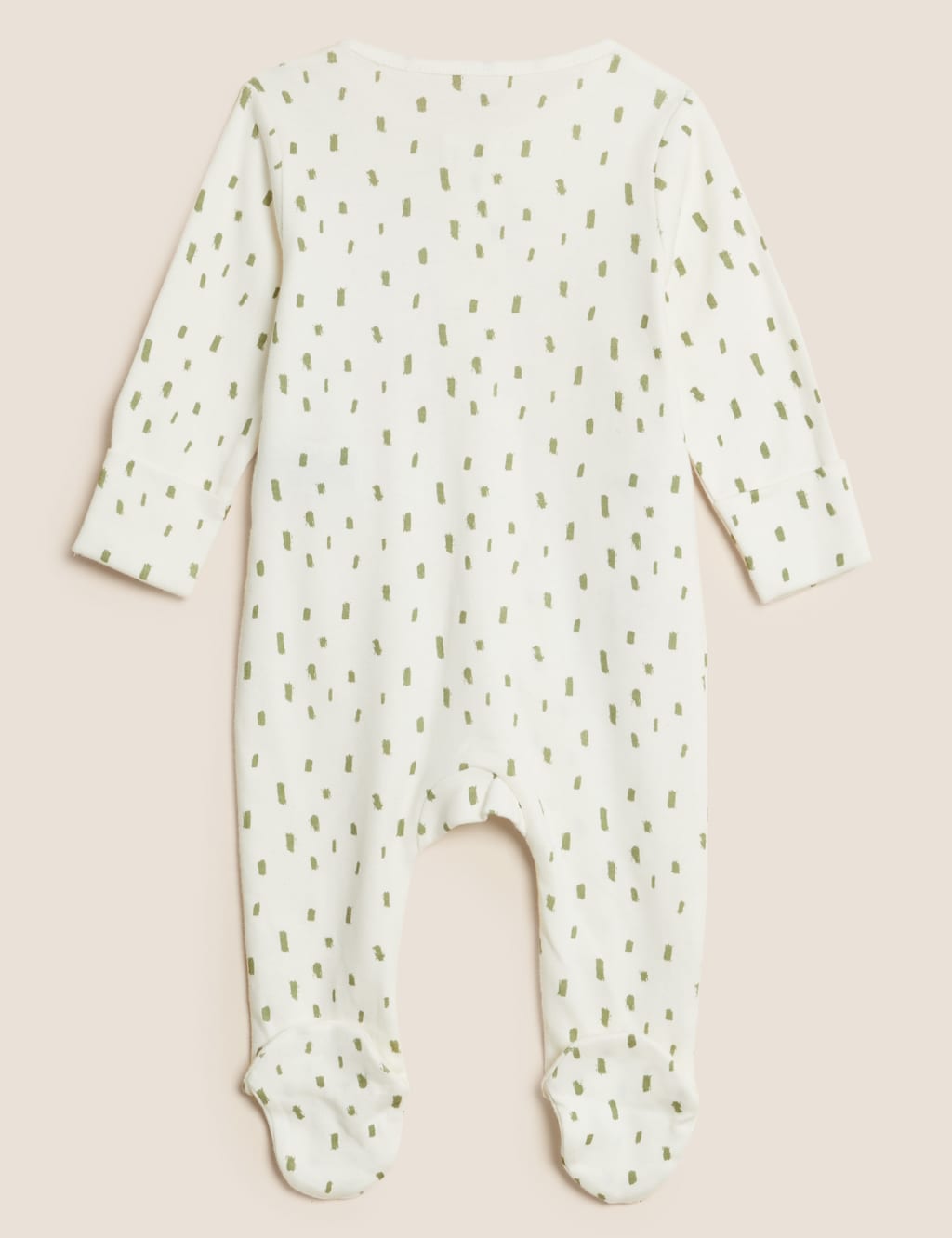 2pk Pure Cotton Giraffe Sleepsuits (0-3 Yrs) image 4