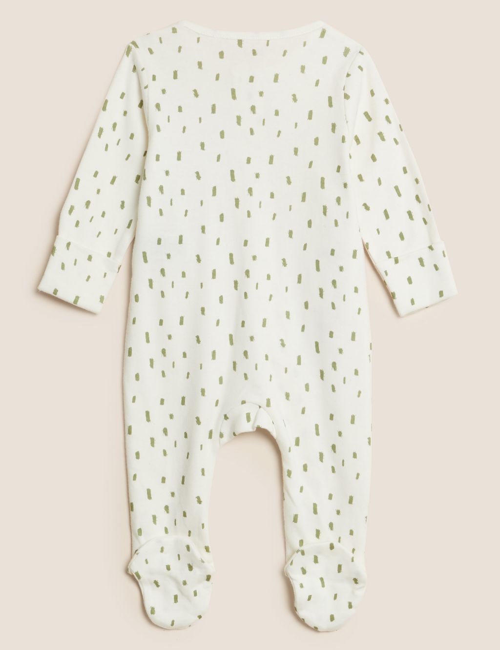 2pk Pure Cotton Giraffe Sleepsuits (0-3 Yrs) image 4