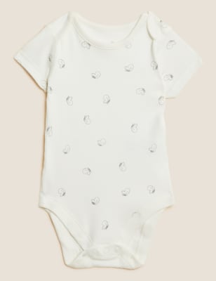 7pk Pure Cotton Lion Bodysuits (5lbs - 3 Yrs) - DE