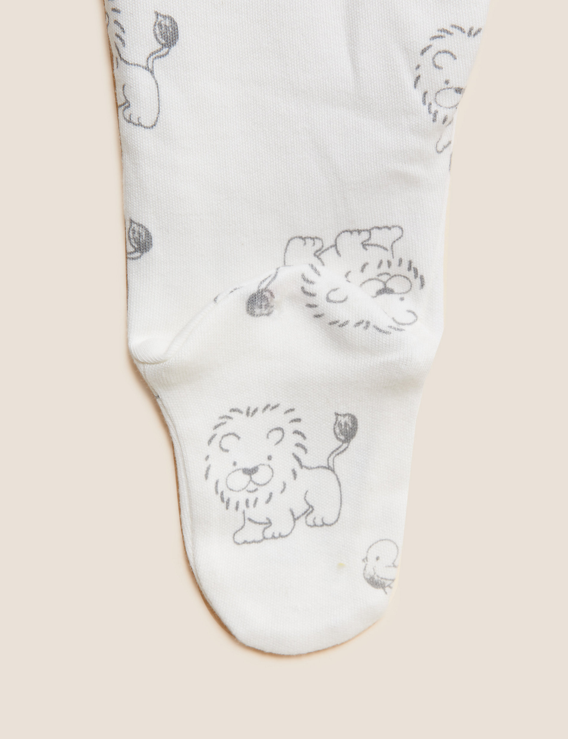 纯棉狮子印花睡衣（0-3 岁）