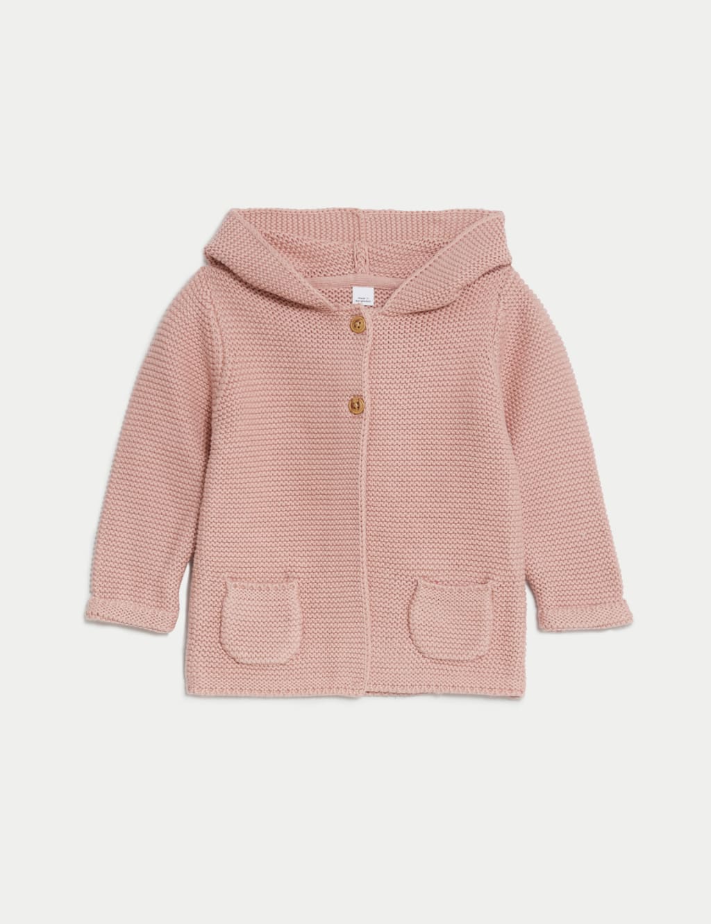 Pure Cotton Hooded Cardigan (7lbs-3 Yrs) image 1