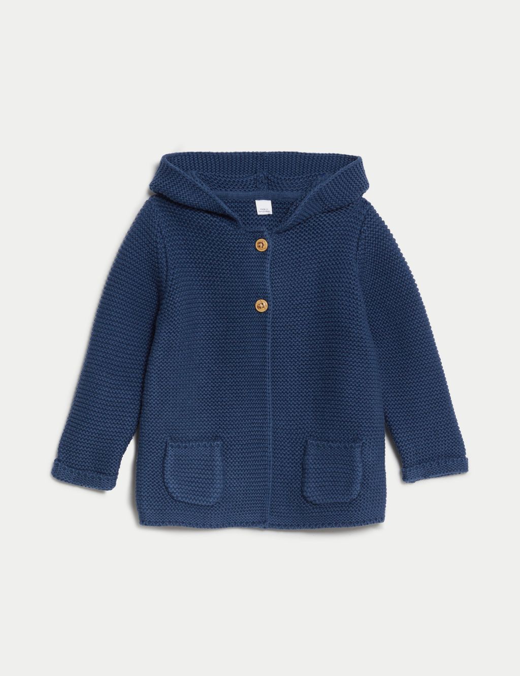 Pure Cotton Hooded Cardigan (7lbs-3 Yrs) image 1