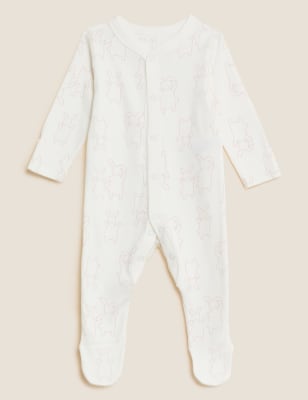 

M&S Collection 5er-Pack gemusterte Schlafanzüge aus reiner Baumwolle (3 kg - 3 J.) - Pink, Pink