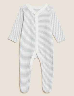 

M&S Collection 5er-Pack gemusterte Schlafanzüge aus reiner Baumwolle (3 kg - 3 J.) - Grey, Grey