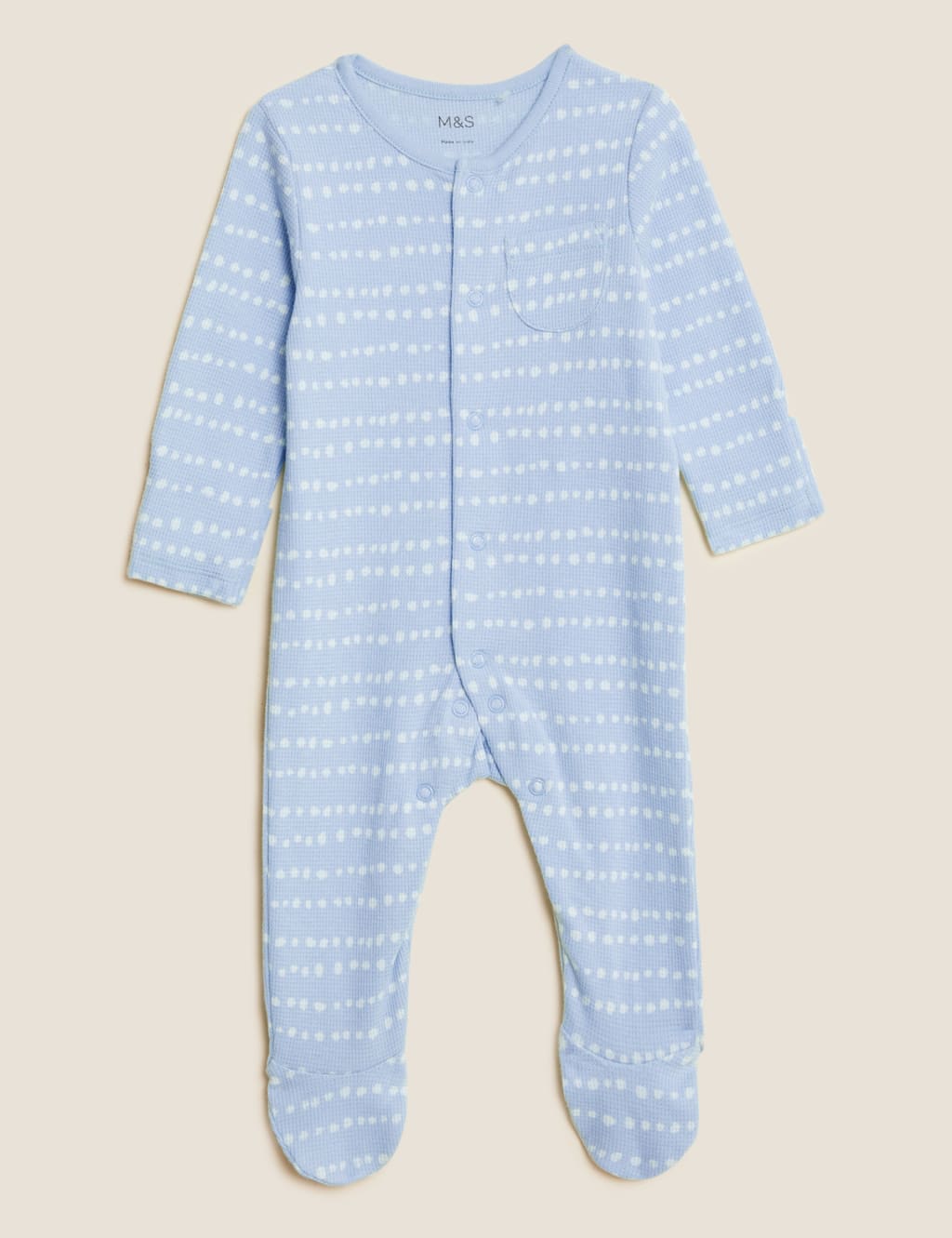 3pk Pure Cotton Striped Sleepsuits (61/2lbs - 3 Yrs) image 4