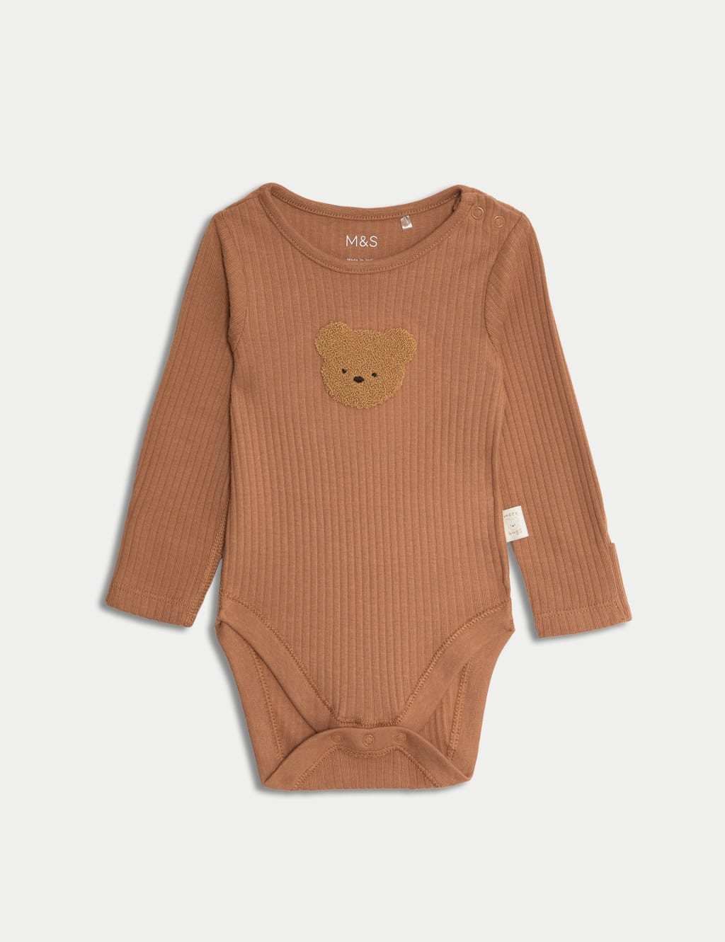 2pk Pure Cotton Bear Bodysuit Outfits (7lbs-1 Yrs) image 2