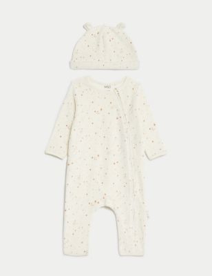 2pc Cotton Rich Moon & Star Outfit (7lbs-1 Yrs)