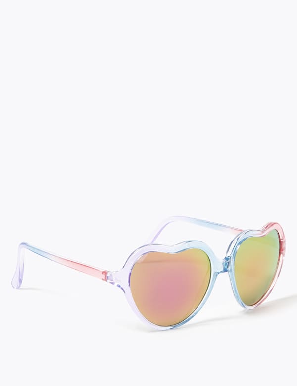 Kids' Ombre Heart Sunglasses