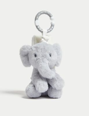 M&S Born In 2024 Elephant Soft Toy - Grey Mix, Grey Mix