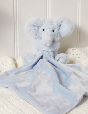 

Boys M&S Collection Vintage Blue Elephant Comforter - Light Blue Mix, Light Blue Mix