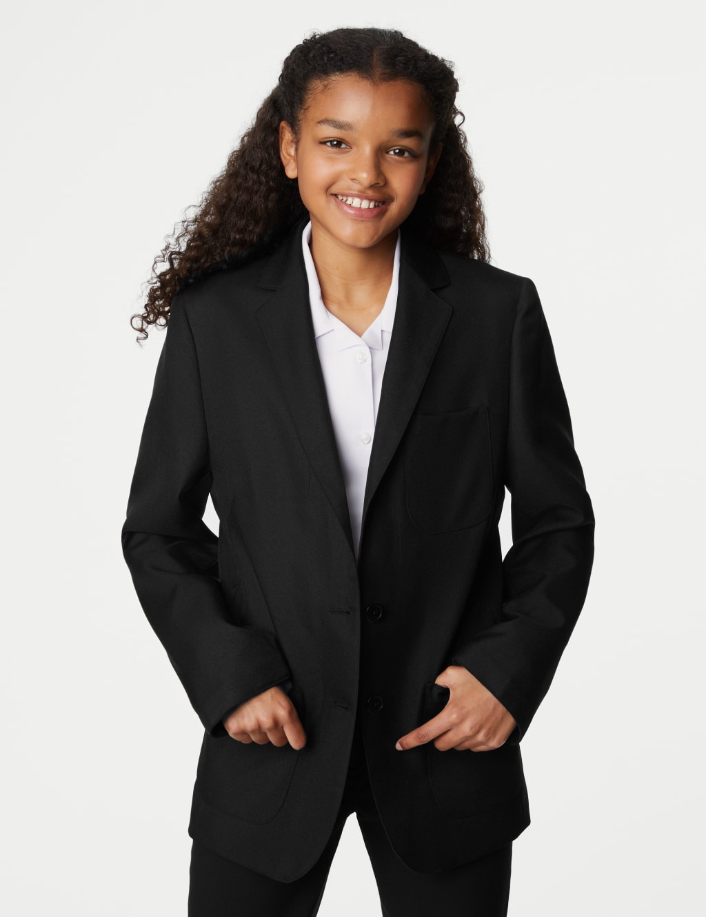 School Girls' Regular Fit Blazer (3-16 Yrs)