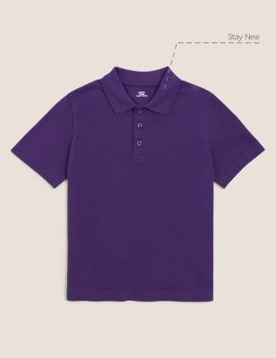 Skechers polo shirt kids hot sale purple