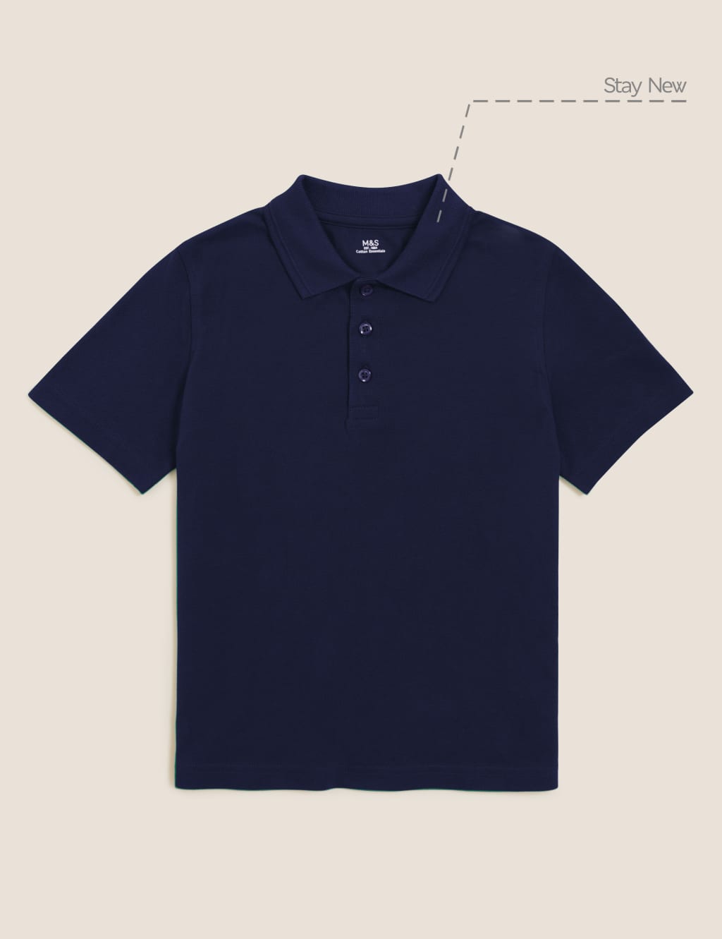 girls navy polo