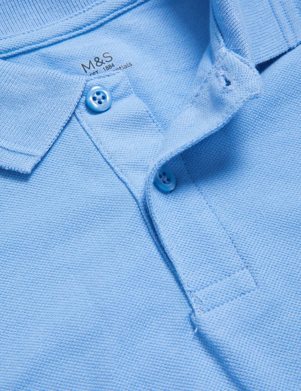 Unisex Pure Cotton Polo Shirt (2-16 Yrs) image 6